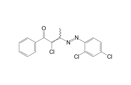 2-chloro-3-[(2,4-dichlorophenyl)azo]crotonophenone