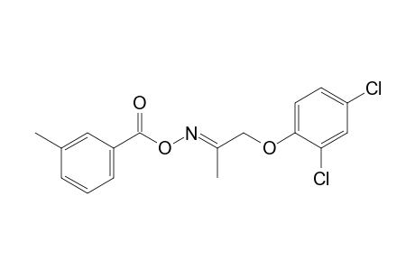 1-(2,4-dichlorophenoxy)-2-propanone, O-(m-toluoyl)oxime