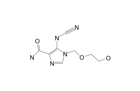 1-[(2-HYDROXYETHOXY)-METHYL]-5-CYANOAMINE-4-IMIDAZOLECARBOXAMIDE