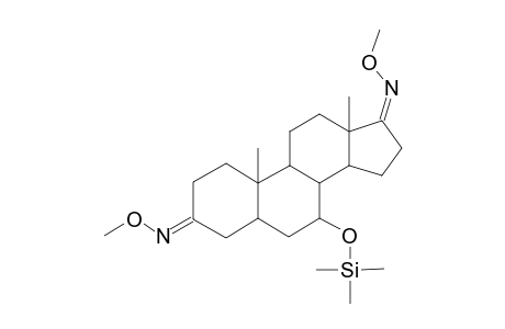 5.ALPHA.-ANDROSTAN-7.BETA.-OL-3,17-DIONE(3,17-DI-O-METHYLOXIME-7.BETA.-TRIMETHYLSILYL ETHER)