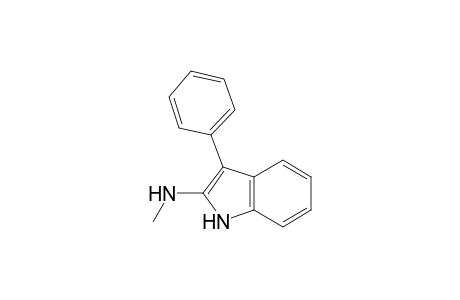 Indole, 2-methylamino-3-phenyl-