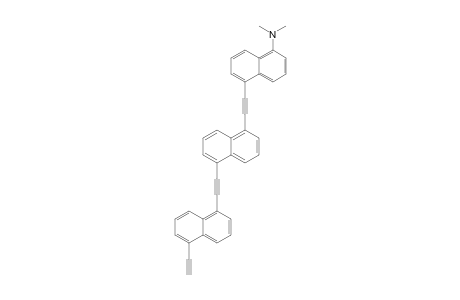 5-({5-[(5-Ethynyl-1-naphthyl)ethynyl]-1-naphthyl}ethynyl)-N,N-dimethylnaphthalen-1-amine