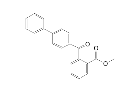 2-(4'-Phenylbenzoyl)benzoic acid, o-methyl ester