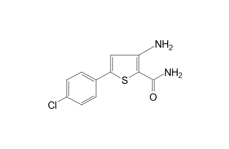 3-amino-5-(p-chlorophenyl)-2-thiophenecarboxamide