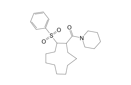N-[2-(Phenylsulfonyl)cycloundecyl]carbonylpipoeridine isomer