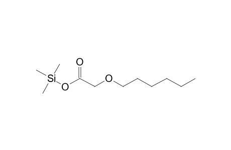 2-(Hexyloxy)acetic acid, tms