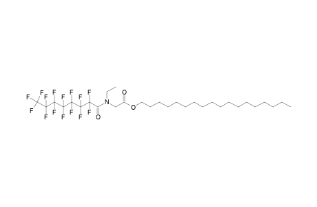 Glycine, N-ethyl-N-pentadecafluorooctanoyl-, octadecyl ester