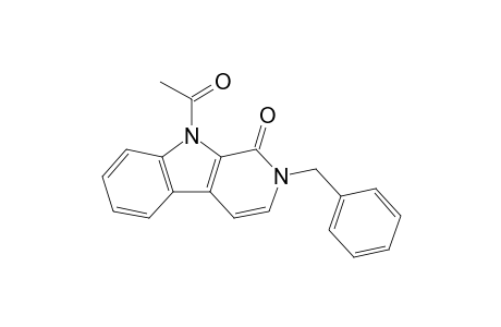 9-Acetyl-2-(phenylmethyl)-1-pyrido[3,4-b]indolone