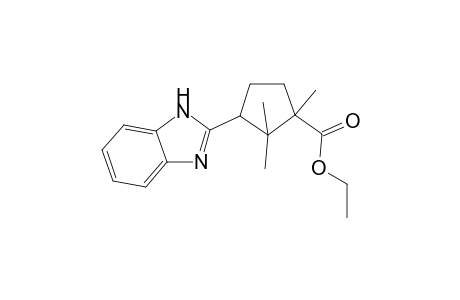 3-(1H-benzimidazol-2-yl)-1,2,2-trimethyl-1-cyclopentanecarboxylic acid ethyl ester