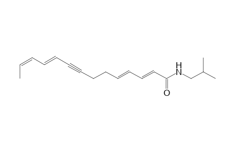 N-Isobutyl-2E,4E,10E,12Z-tetradecatetraen-8-ynamide