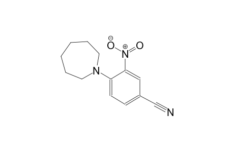 4-hexahydro-1H-azepin-1-yl-3-nitrobenzonitrile