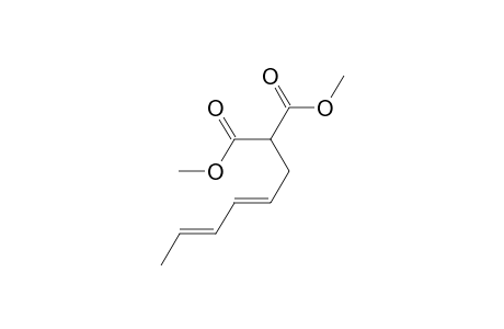 2-Hexa-2,4-dienylmalonic acid, dimethyl ester