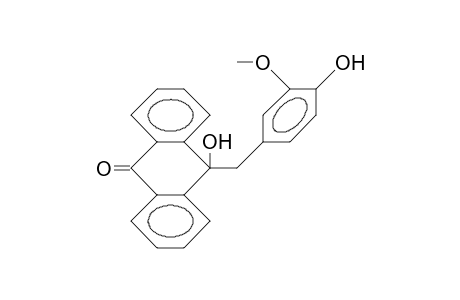 10-(4'-Hydroxy-3'-methoxybenzyl)-oxanthrone