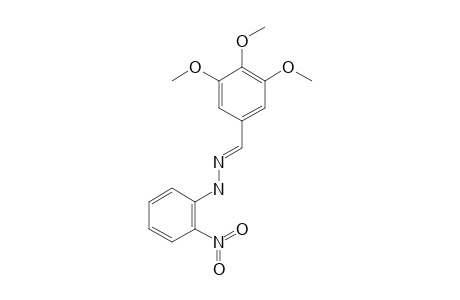 3,4,5-trimethoxybenzaldehyde, (o-nitrophenyl)hydrazone