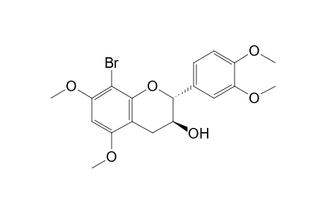 3',4',5,7-TETRA-O-METHYL-8-BROMO-CATECHIN