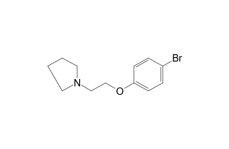 1-[2-(p-bromophenoxy)ethyl]pyrrolidine