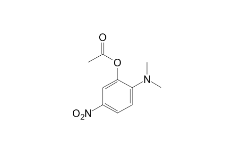2-(dimethylamino)-5-nitrophenol, acetate (ester)