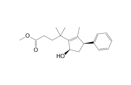 4-(5-Hydroxy-2-methyl-3-phenylcyclopent-1-enyl)-4-methylpentanoic acid methyl ester