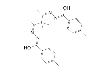 Benzoic acid, 4-methyl-, (1,2,2,3-tetramethyl-1,3-propanediylidene)dihydrazide