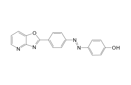 2-[4-[4'-(Hydroxyphenyl)diazo]phenyl]oxazolo[4,5-b]pyridine