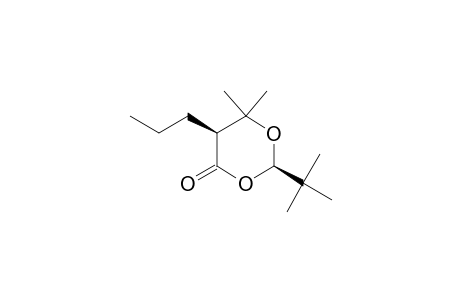 (2R,5S)-2-tert-Butyl-6,6-dimethyl-5-propyl-1,3-dioxan-4-one