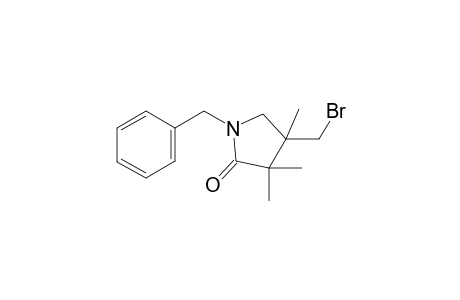 1-Benzyl-4-(1-bromomethyl)-3,3,4-trimethyl-2-pyrrolidinone