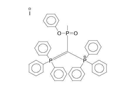 METHYLPHENOXYPHOSPHINYL(TRIPHENYLPHOSPHONIOMETHYLENE)TRIPHENYLPHOSPHORANE IODIDE