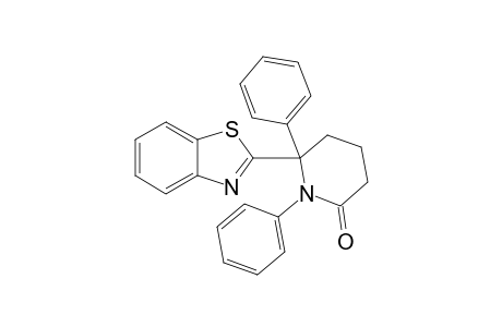 1,6-Diphenyl-6-benzothiazol-2-ylpiperidin-2-one