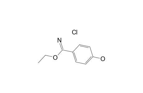 Ethyl 4-hydroxybenzimidate hydrochloride