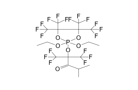 4,4,5,5-TETRA(TRIFLUOROMETHYL)-2,2-DIETHOXY-2-[1,1-BIS(TRIFLUOROMETHYL)-3-METHYL-2-OXOBUTOXY]-1,3,2-DIOXAPHOSPHOLANE