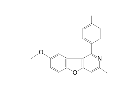 Benzofuro[3,2-c]pyridine, 8-methoxy-3-methyl-1-(4-methylphenyl)-