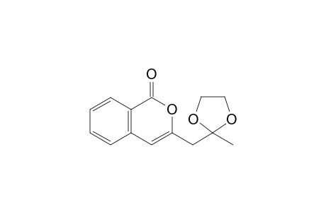 3-[(2-METHYL-1,3-DIOXOAN-2-YL)-METHYL]-ISOCHROMEN-1-ONE