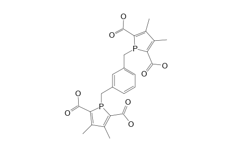 ALPHA,ALPHA'-BIS-(3',4'-DIMETHYL-1'-H-PHOSPHOLE-2',5'-DICARBOXYLIC_ACID)-META-XYLENE