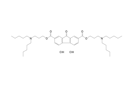 9-oxofluorene-2,7-dicarboxylic acid, bis[3-(dipentylamino)propyl]ester, dihydrochloride