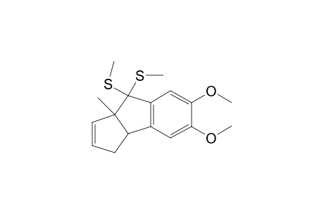 5,6-Dimethoxy-8-dimethylthio-8a-methylcyclopenta[a]indene