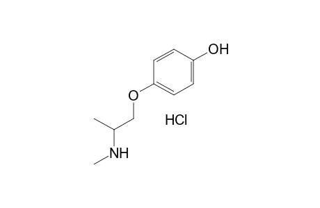 p-[2-(methylamino)propoxy]phenol, hydrochloride