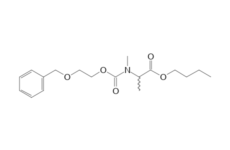 dl-Alanine, N-methyl-N-(2-benzyloxyethoxycarbonyl)-, butyl ester