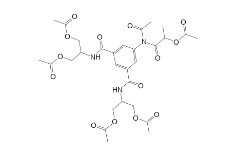 2-((3-(Acetyl[2-(acetyloxy)propanoyl]amino)-5-[((2-(acetyloxy)-1-[(acetyloxy)methyl]ethyl)amino)carbonyl]benzoyl)amino)-3-(acetyloxy)propyl acetate