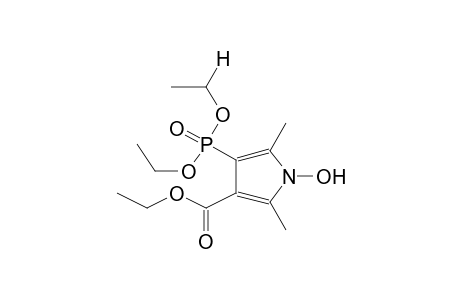 1-HYDROXY-2,5-DIMETHYL-4-ETHOXYCARBONYL-3-DIETHOXYPHOSPHORYLPYRROLE