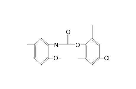 2-methoxy-5-methylcarbanilic acid, 4-chloro-2,6-xylyl ester