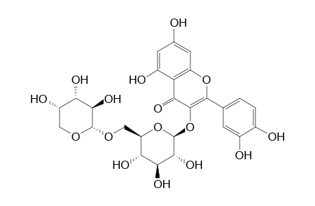 QUERCETIN-VICIANOSIDE;QUERCETIN-3-O-ALPHA-L-ARABINOPYRANOSYL-(1->6)-BETA-D-GLUCOPYRANOSIDE