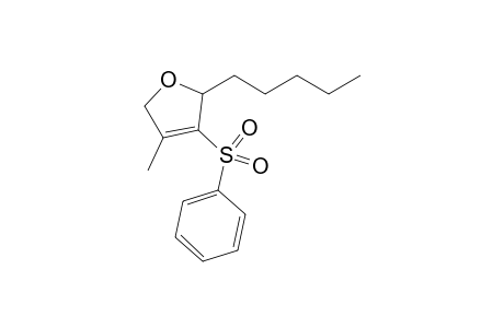 4-Methyl-2-pentyl-3-benzenesulfonyl-2,5-dihydrofuran