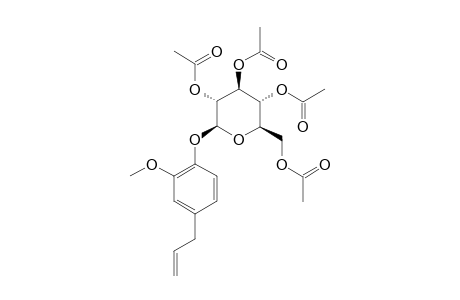 2-Methoxy-4-(2-propenyl)-phenyl-(2,3,4,6-tetraacetyl)-beta-D-glucopyranoside