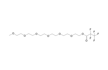 2-[2-[2-[2-[2-(2-Methoxyethoxy)ethoxy]ethoxy]ethoxy]ethoxy]ethyl 2,2,3,3,3-pentafluoropropanoate