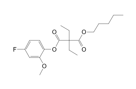 Diethylmalonic acid, 4-fluoro-2-methoxyphenyl pentyl ester