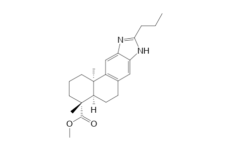 Methyl (4R,4aR,11bR)-2,3,4,4a,5,6,8,11b-octahydro-4,11b-dimethyl-9-propyl-1H-phenanthro[2,3-d]imidazole-4-carboxylate