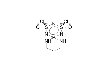 SPIRO[CIS-2,4-DIOXO-2,4-DICHLORO-1,3,5,2,4,6-TRIAZADITHIAPHOSPHORIN-6,2'-(1',3',2'-DIAZAPHOSPHORINANE)]