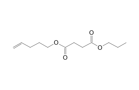 Succinic acid, pent-4-enyl propyl ester