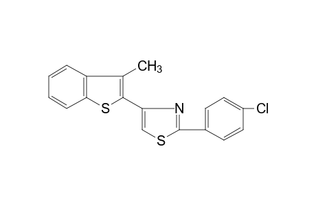 2-(p-chlorophenyl)-4-(3-methylbenzo[b]thien-2-yl)thiazole