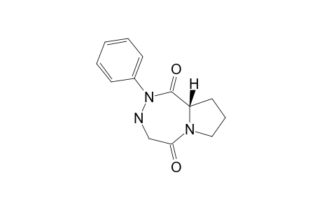 (9aS)-2-phenyl-3,4,7,8,9,9a-hexahydropyrrolo[2,1-d][1,2,5]triazepine-1,5-dione